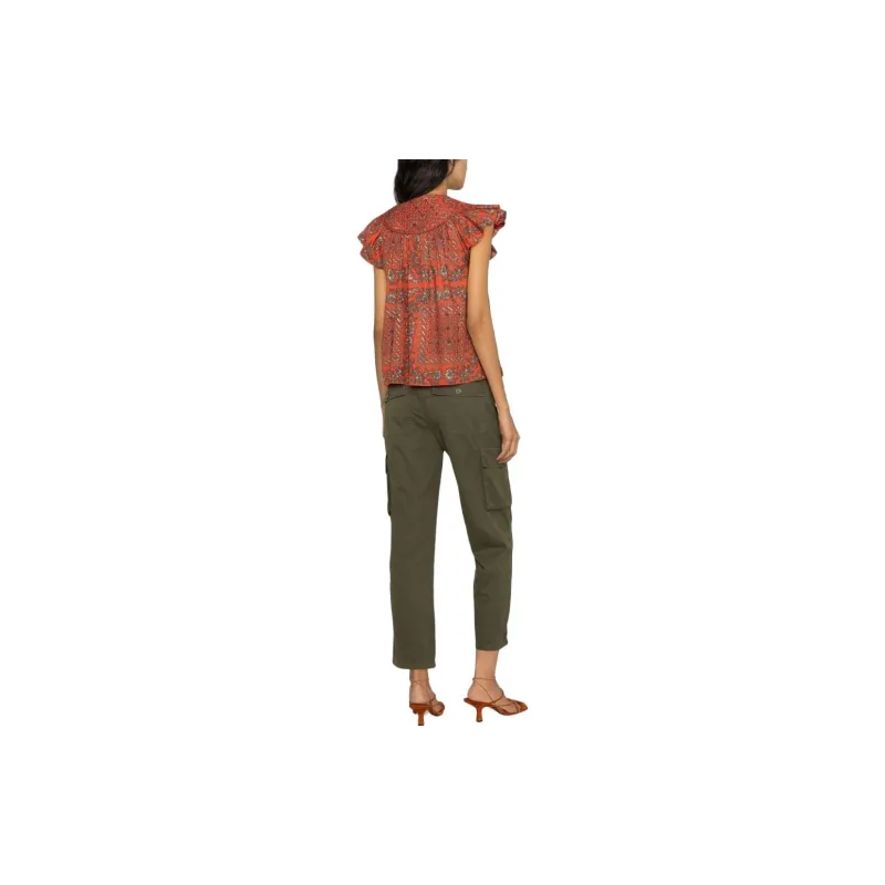 Ulla Johnson Kosta Graphic-print Cotton Blouse-3