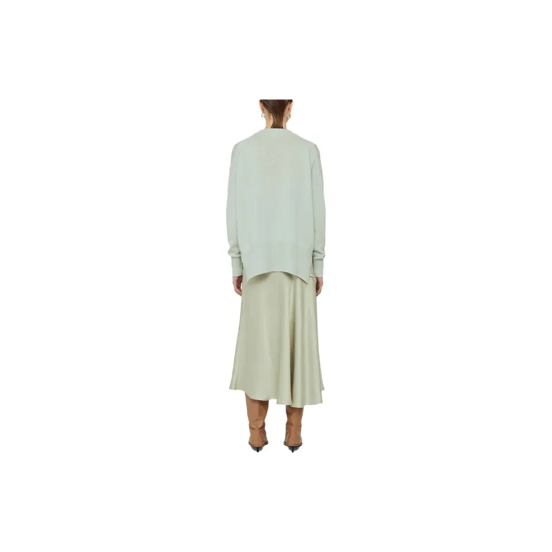 JIL SANDER Casual Short Skirts Women's Light Green-2