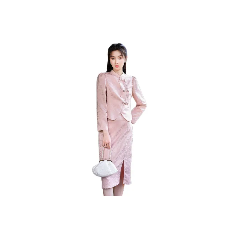 Like The Age Of Water Skirt Set Women's Pink-3