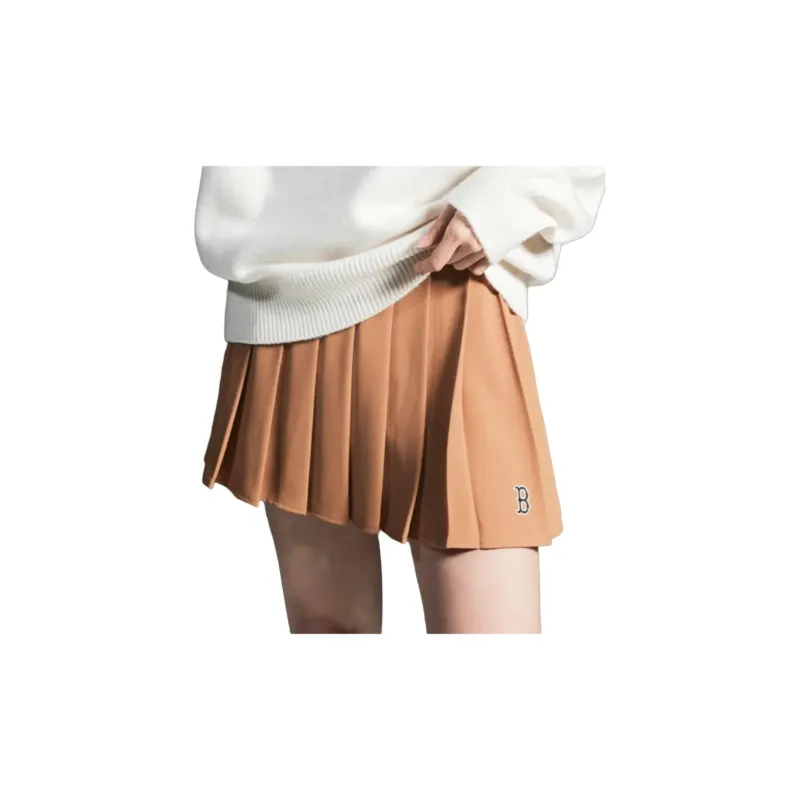 MLB Casual Short Skirts Women's Brown-3