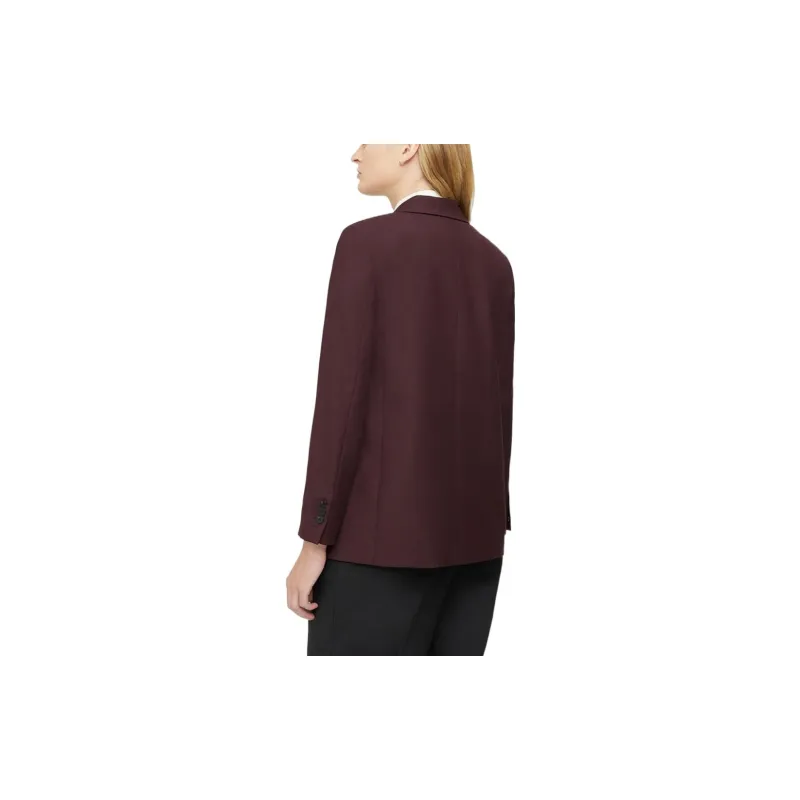 THEORY Business Suits Women's Merlot Burgundy-4