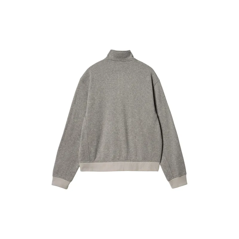 Carhartt WIP FW24 Luther Half Zip Sweat Sweatshirt Men's Gray-1
