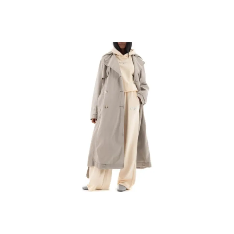 HUGO BOSS Trench Coat Women's Light Gray-5