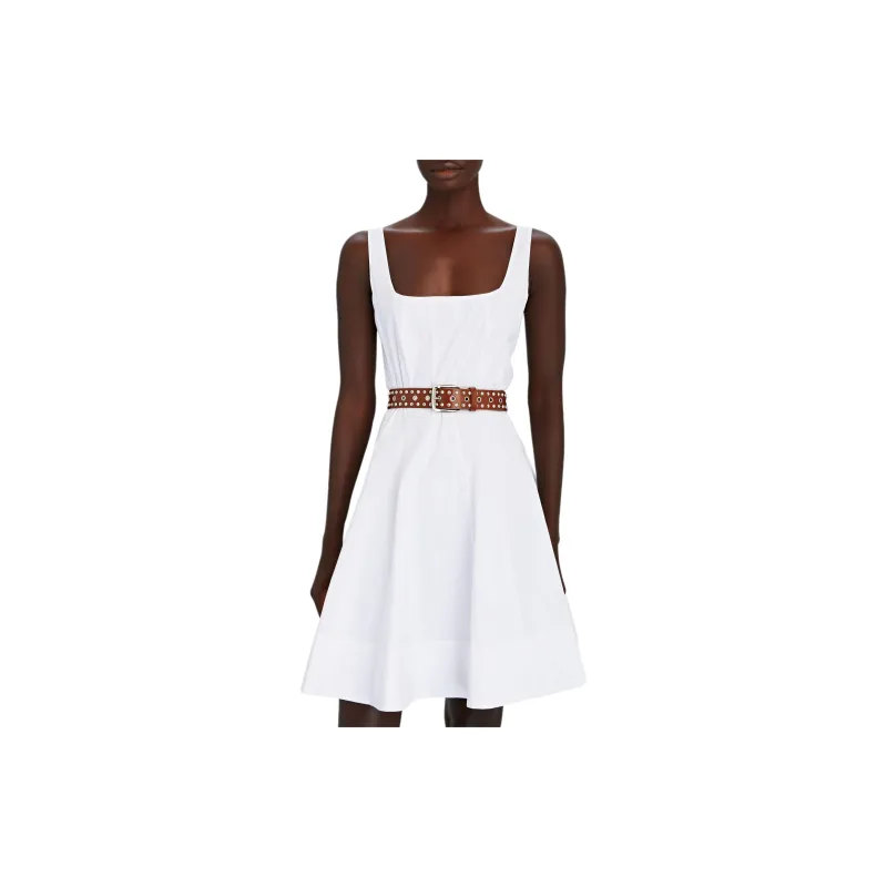 Staud Sleeveless Dress Women's White-2