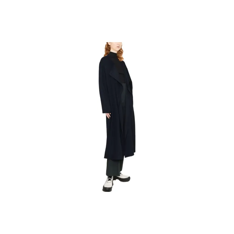 EMPORIO ARMANI Velvet Jackets Women's Dark Blue-2