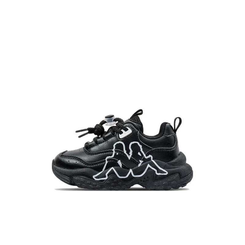 KAPPA KIDS Anti Slip Wear Resistant Low Top Lightweight Sports Casual Shoes Black Kids'-0
