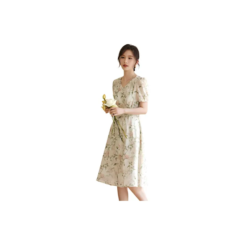 XWI Short Sleeved Dress Women's Multicolor-1