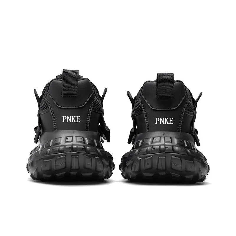 PNKE Anti-Slip Wear-Resistant Breathable Lightweight Height Increasing Low-Top Chunky Sneakers Men's-4