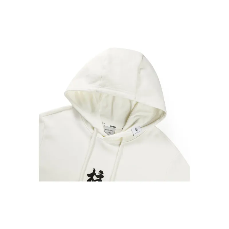 Skechers Devil's Blade Co-titled Series Sweatshirts Unisex Marshmallow White/0074-3