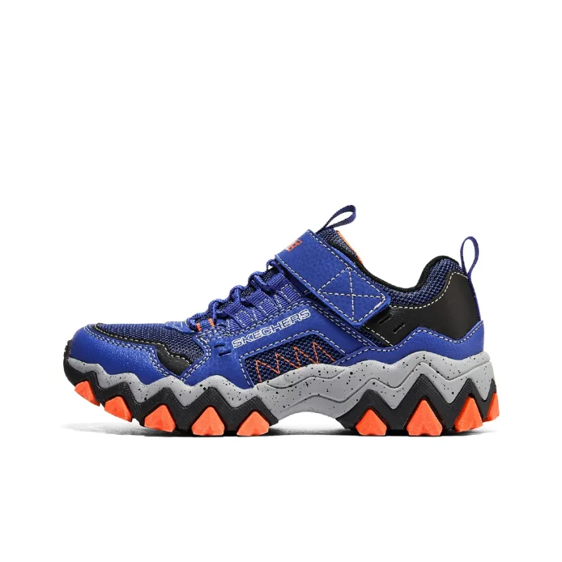 Skechers Rugged Summits Anti-Kick Low-Top Kids' Running Shoes Blue Orange Teenagers-0