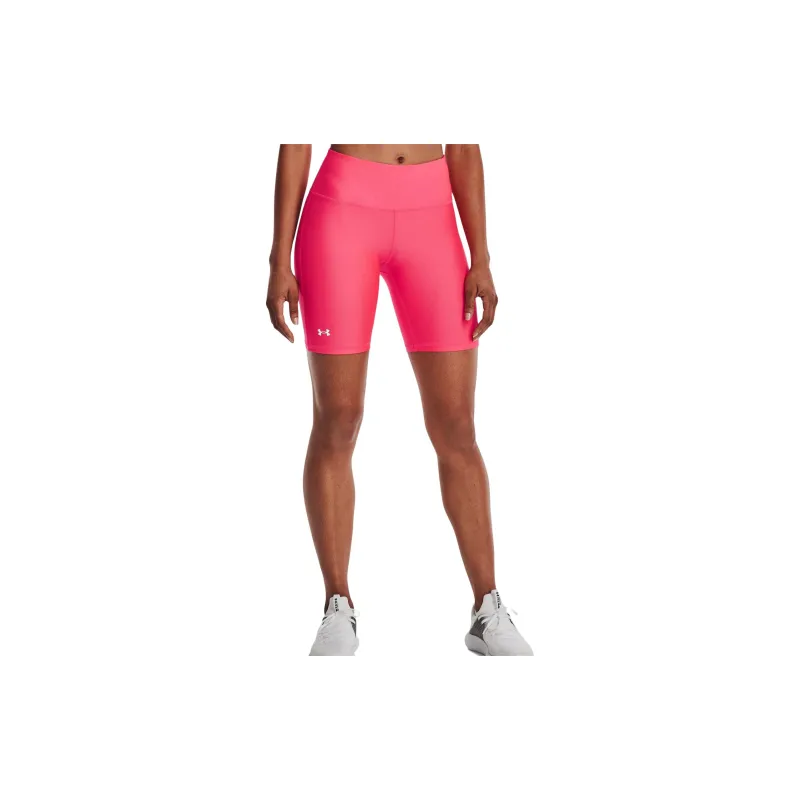 Under Armour HeatGear Yoga Shorts Women's Bright Pink-3