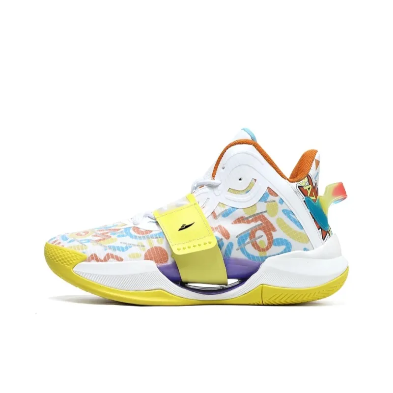 Kuding Cushioning Wear-Resistant High-Top Basketball Shoes Unisex-0
