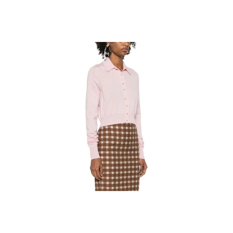 SportMax Buttoned Long Sleeved Cardigan-5