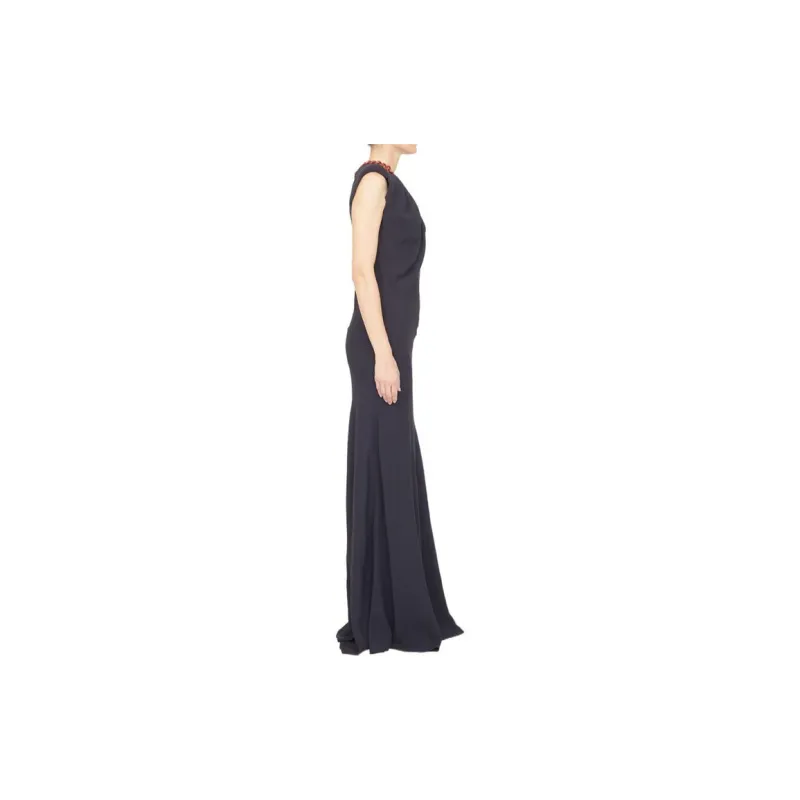 Stella McCartney Falabella Chain Embellished Sleeveless Gown-3