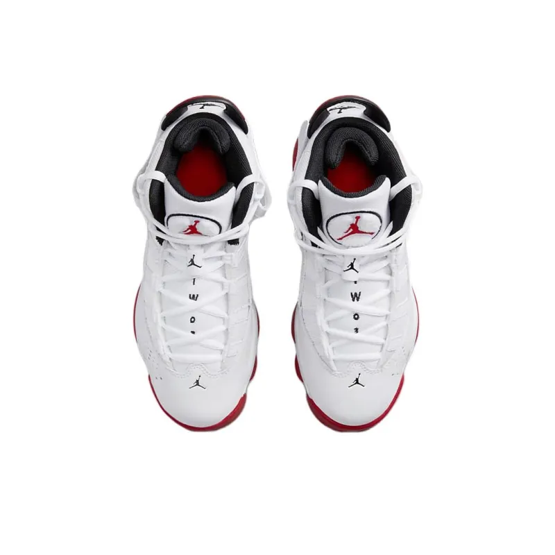 Jordan 6 Rings White University Red GS-3