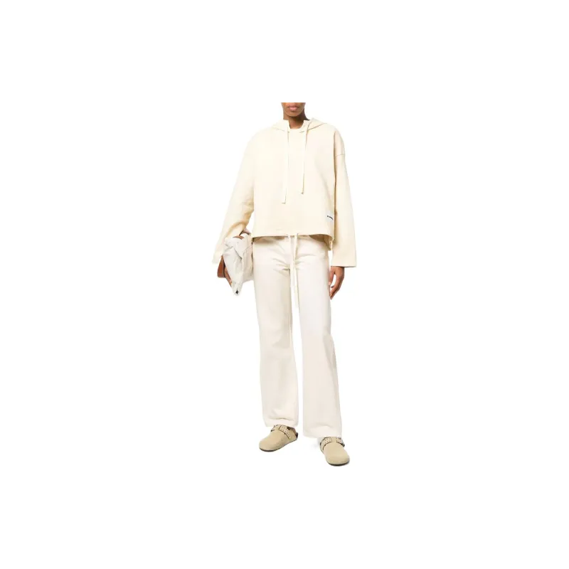 JIL SANDER Logo patch Knitted Hoodie-1