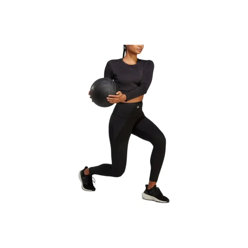 Adidas Free Shipping With AdiClub Sports Club Long Sleeve Crop Tee-2