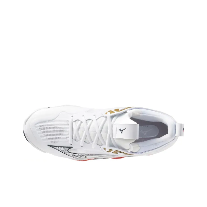 Mizuno Wave Momentum 3 'White Dress Blue Chinese Red'-3