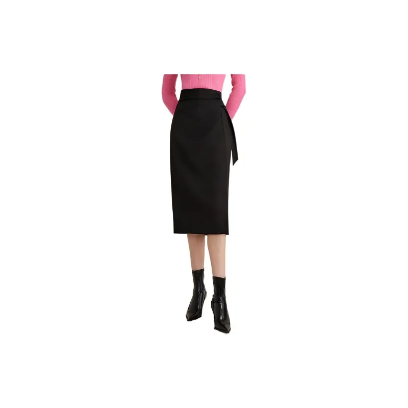 Goodland Casual Long Skirts Women's Black-1