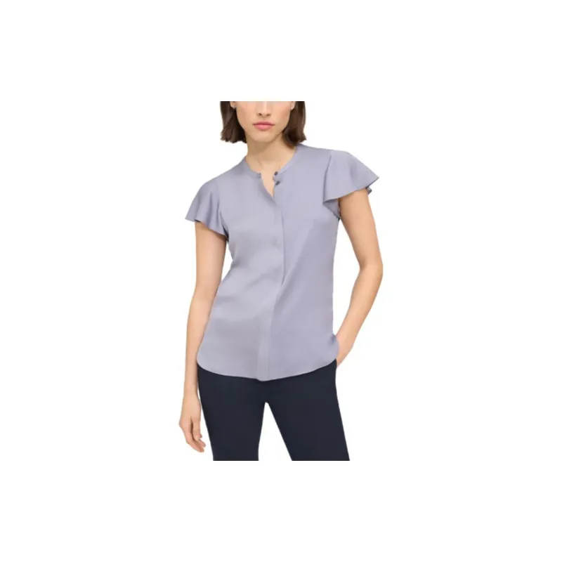 THEORY Modern Ggt Blouse-4