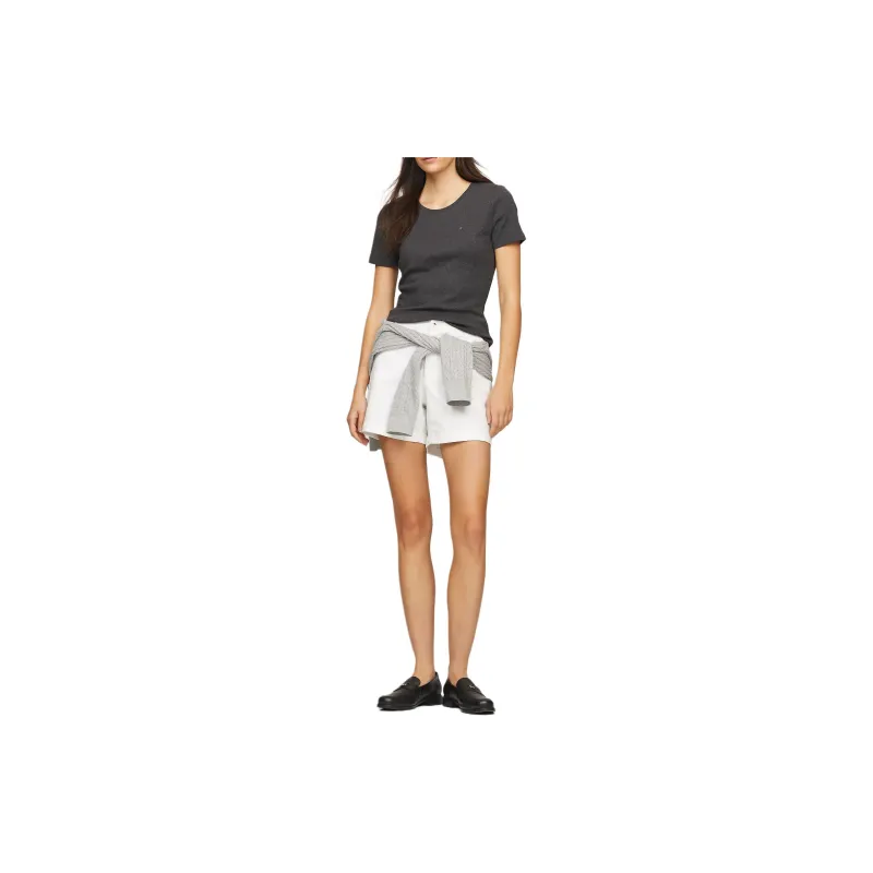 Tommy Hilfiger Regular T Shirt Women's Gray-1