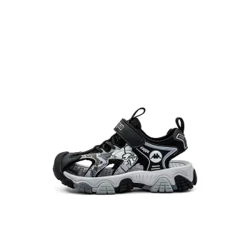 KAPPA KIDS Capa Wear Resistant Breathable Slip Resistant Lightweight Children's Sandals Black Gray Kids'