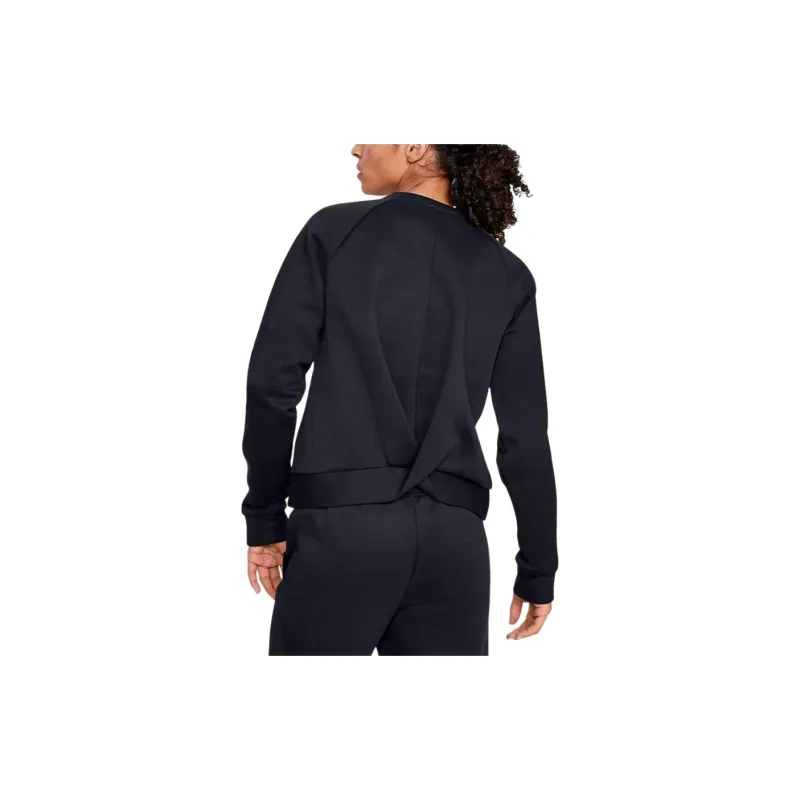 Under Armour Recovery Script Sweatshirt Women's Black-3