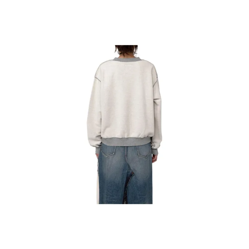Maison Mihara Yasuhiro Sweatshirts Women's Gray-4