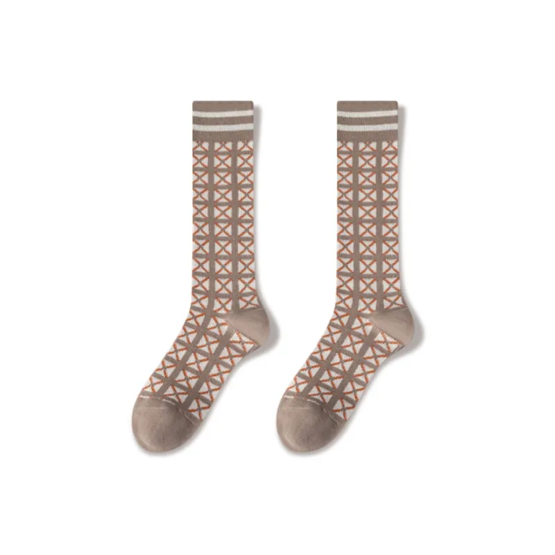 JIAZINI Knee High Socks Women's Combo Set-21