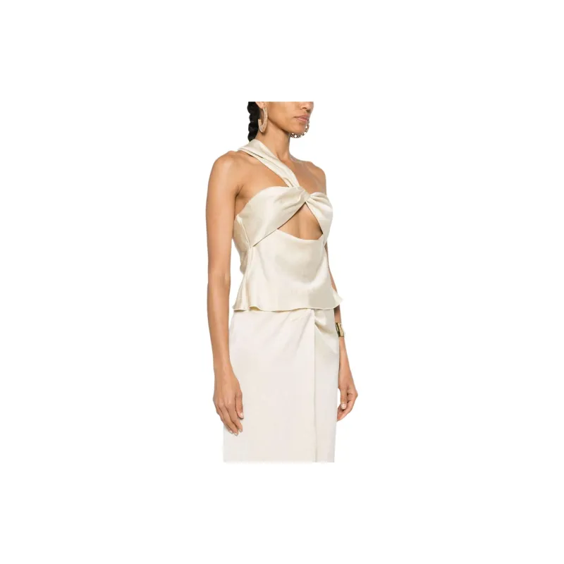 NANUSHKA Alvin One-shoulder Satin Top-2