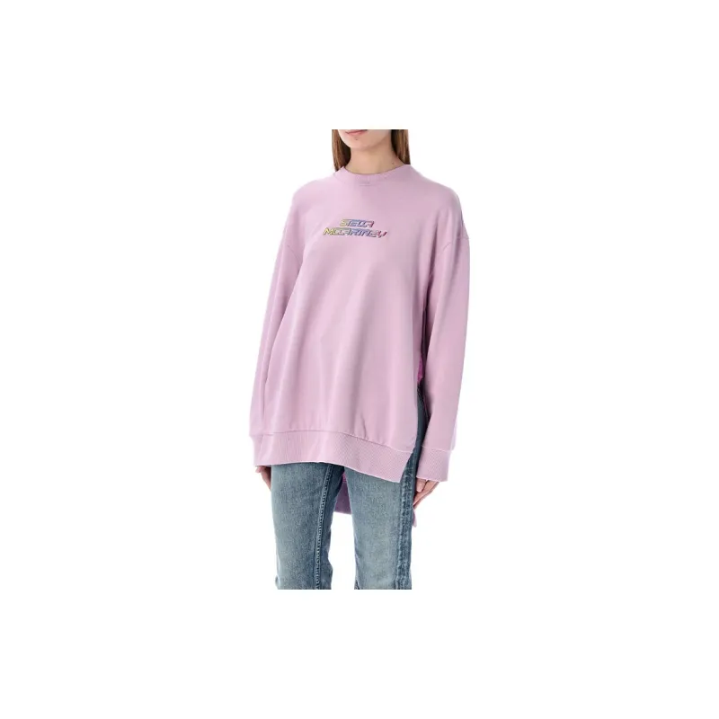 Stella McCartney Logo print Side Slit Sweatshirt-1