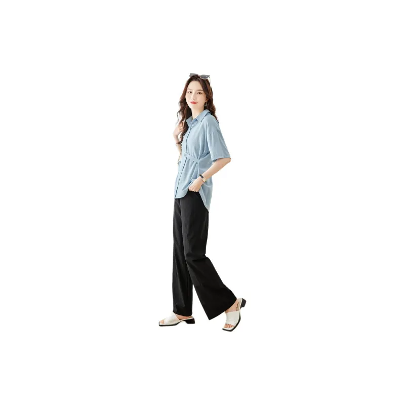 TERRE BLEUE Casual Suit Women's Blue-3