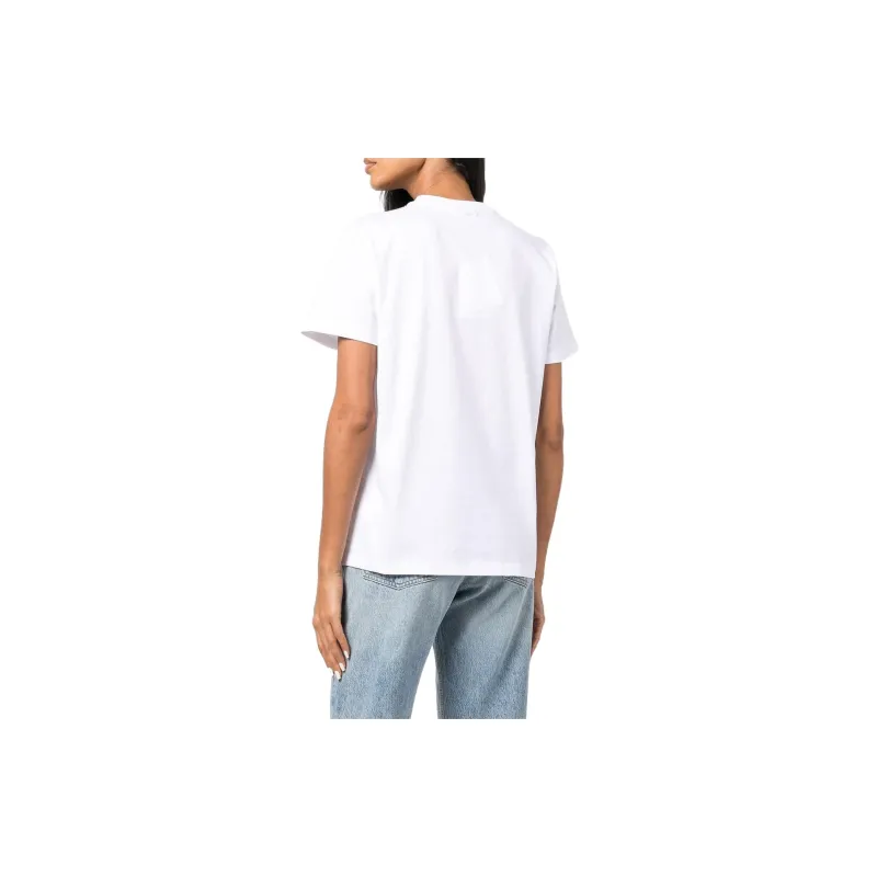 GANNI University Of Love Series T Shirts Women's White-2