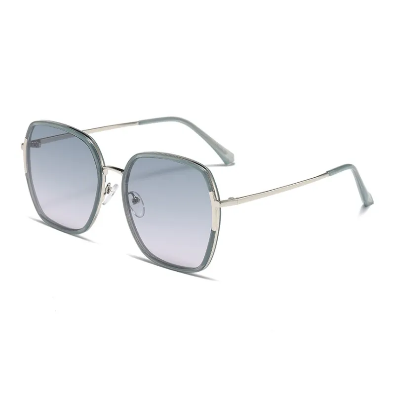 LEARNING RESOURCES TR/Memory Plastic Metal Irregular Shape Sunglasses Unisex-6