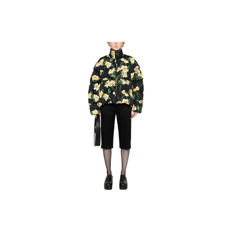 Balenciaga Short Down Jacket Black/Yellow-2