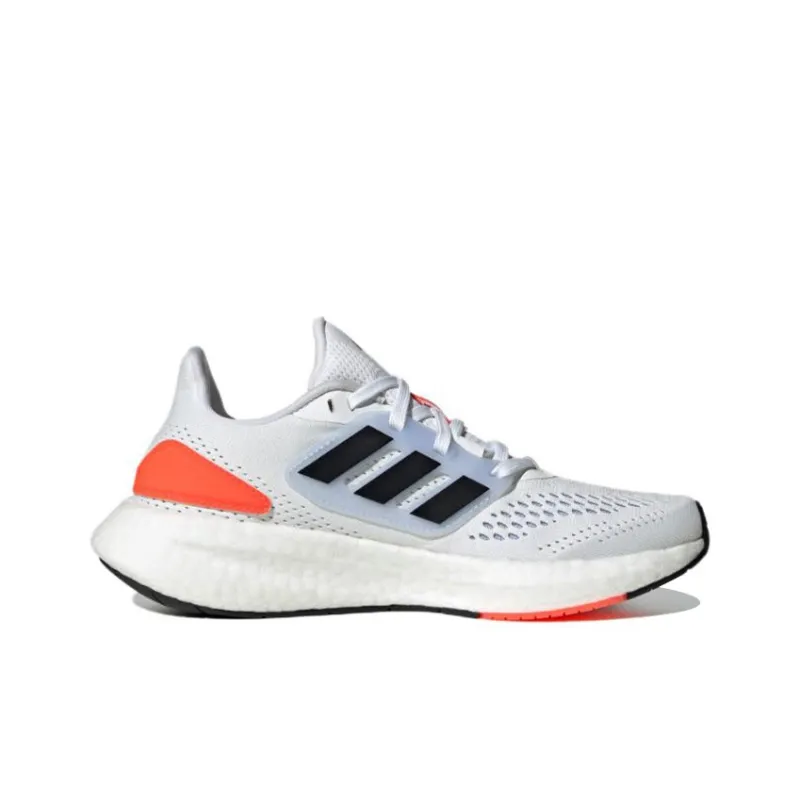 Adidas Pureboost 22 Low Top Kids' Running Shoes Gray Black Teenagers-1