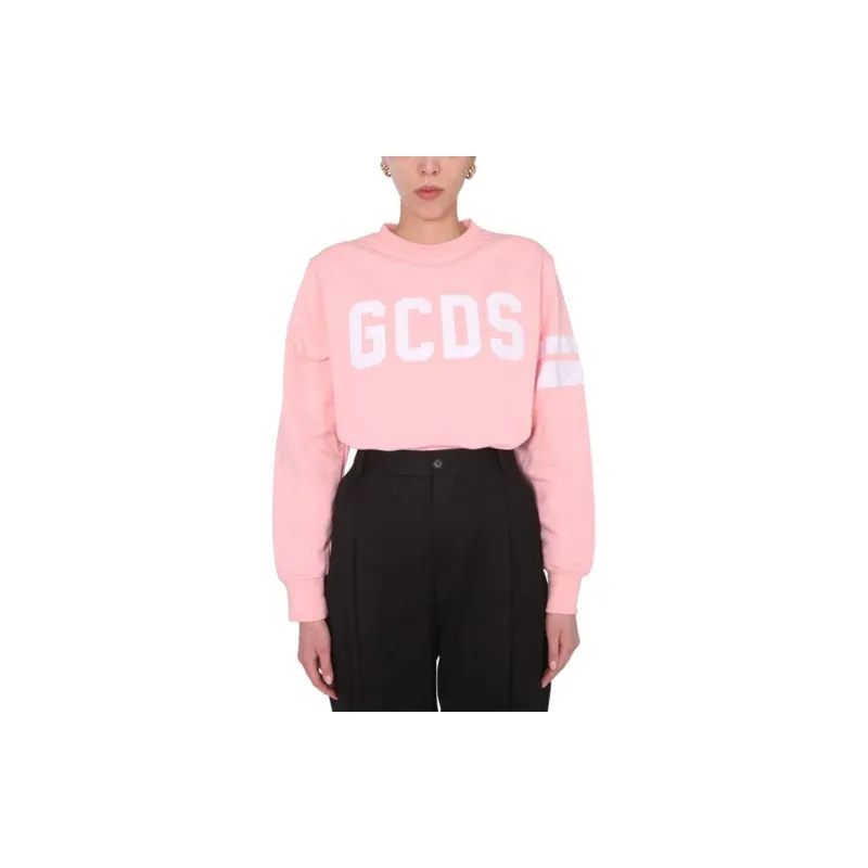GCDS Sweatshirts Women's Pink-3