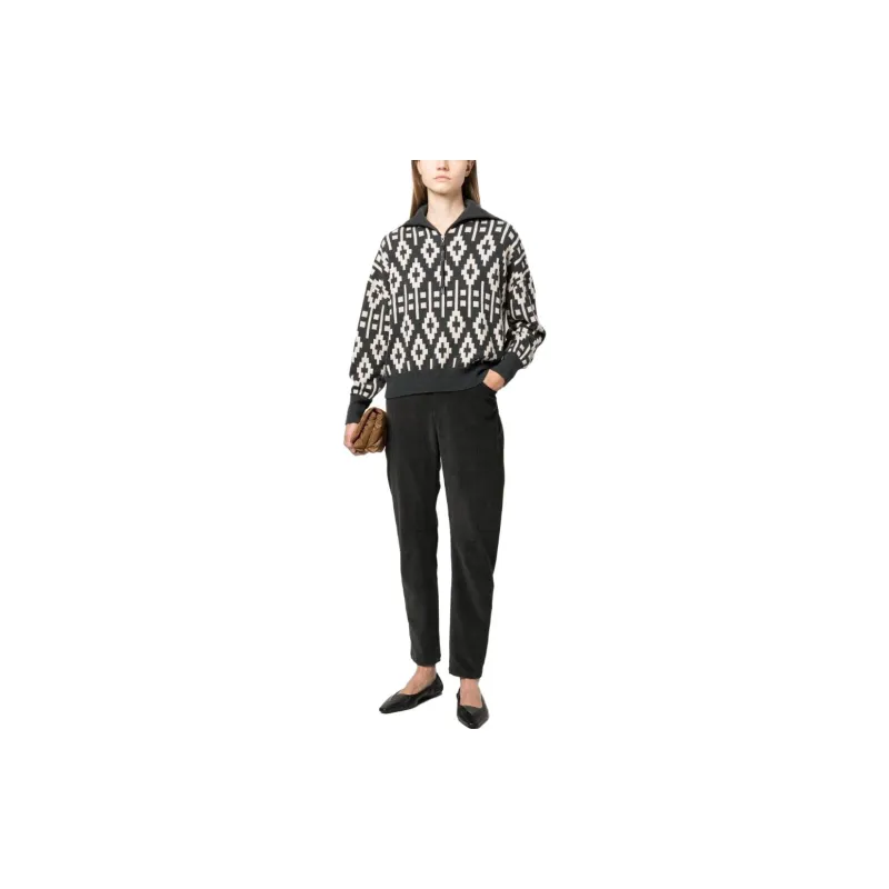 Brunello Cucinelli Ribbed Cotton Pants-1