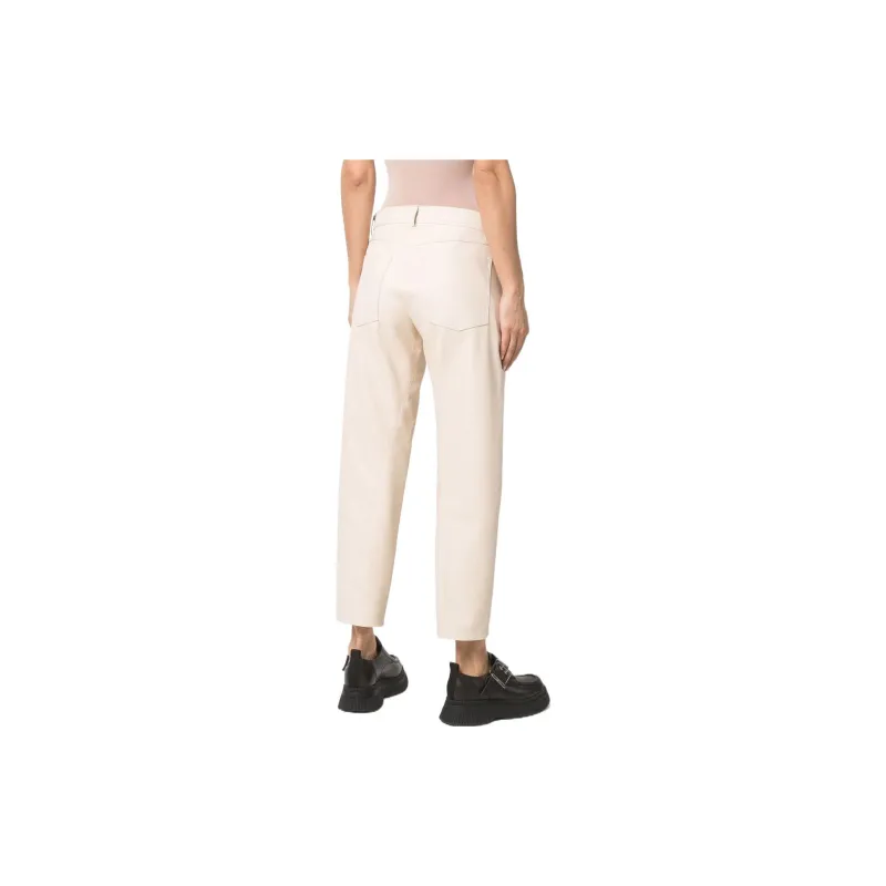 Stella McCartney Contrast Stitched Cropped Trousers-2