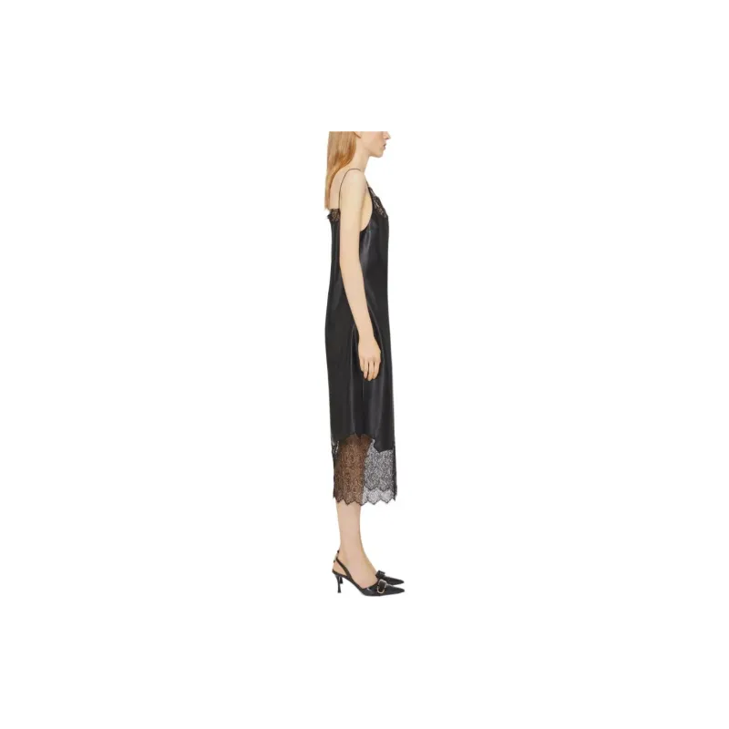 Givenchy Lace Trimmed Midi Dress-3