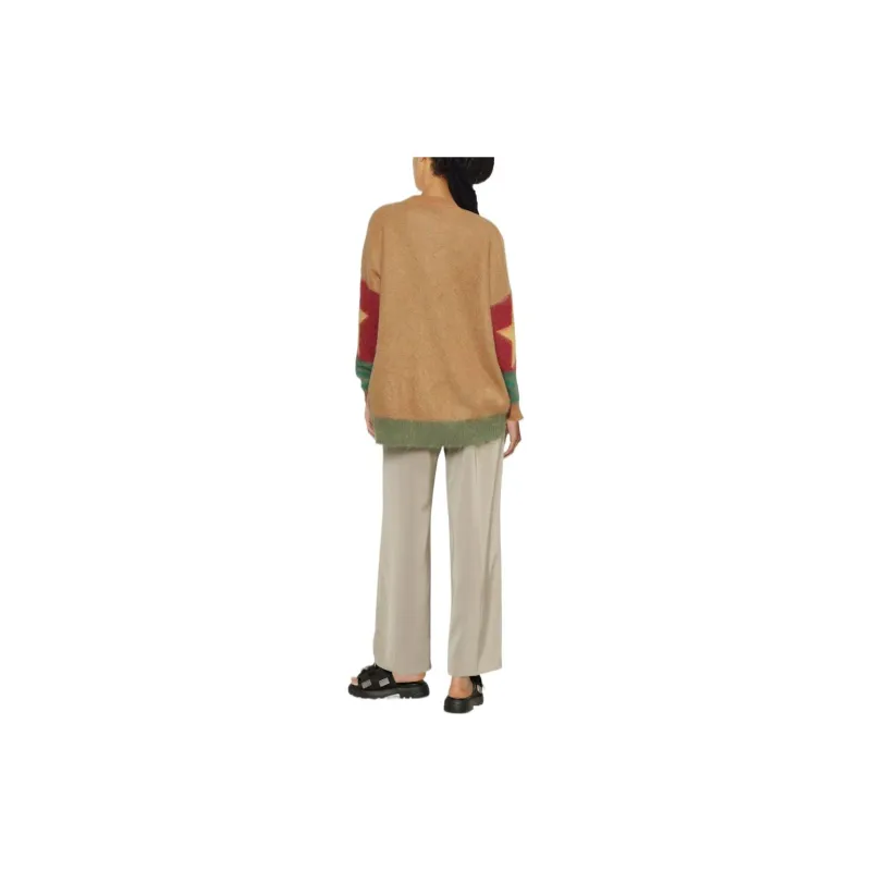 PALM ANGELS Star-motif Colour-block Jumper-2