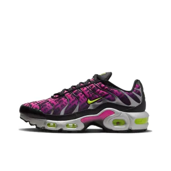Nike Air Max Plus Shock Absorbers With Slip Resistant Features Low Top Kids Lifestyle Shoes Purple Black Teenagers