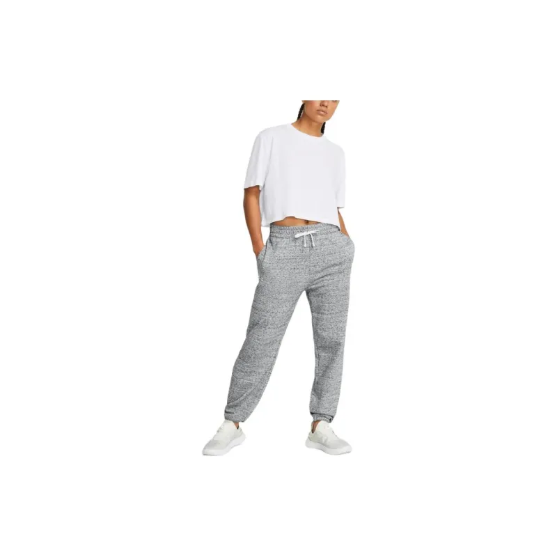Under Armour Knitted Sports Pants Women's Gray-4