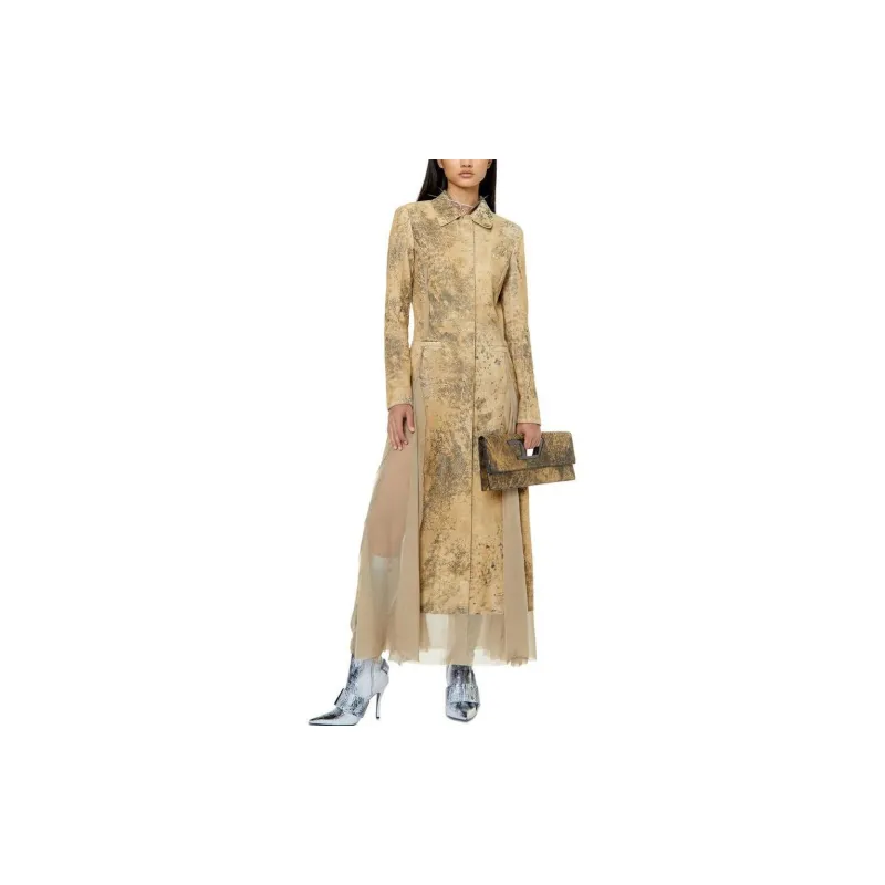 DIESEL Jackets Women's Light Brown-2