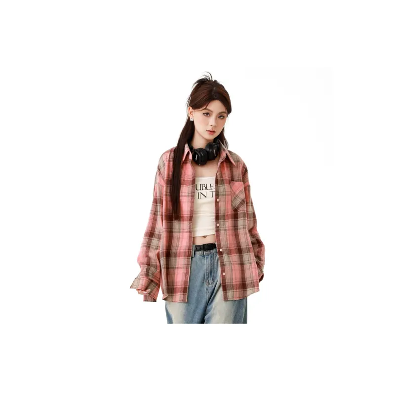 Lulifama Fashion Shirt Women's Pink Undertone-14