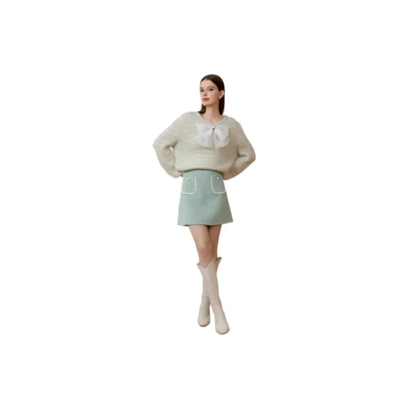 Caroline Sweater Women's Light Green-3