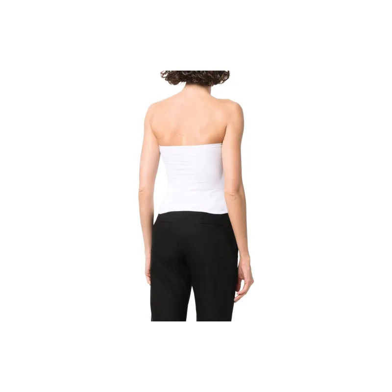 Brunello Cucinelli Strapless Stretched Top-3