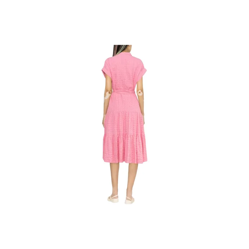 Polo Ralph Lauren Short Sleeved Dresses Women's Pink-3