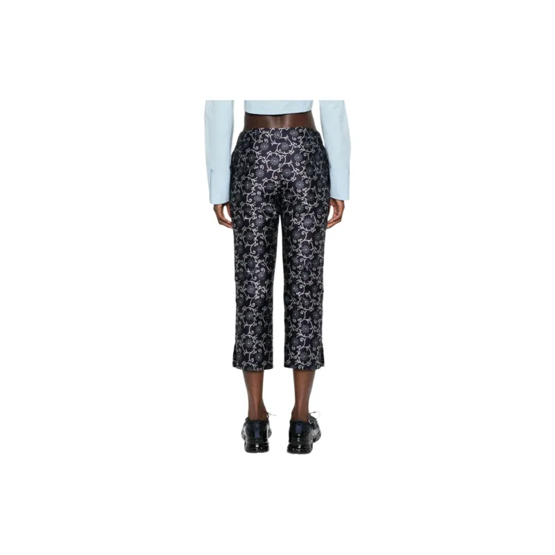 KENZO Marguerite Jacquard Cropped Trousers-1