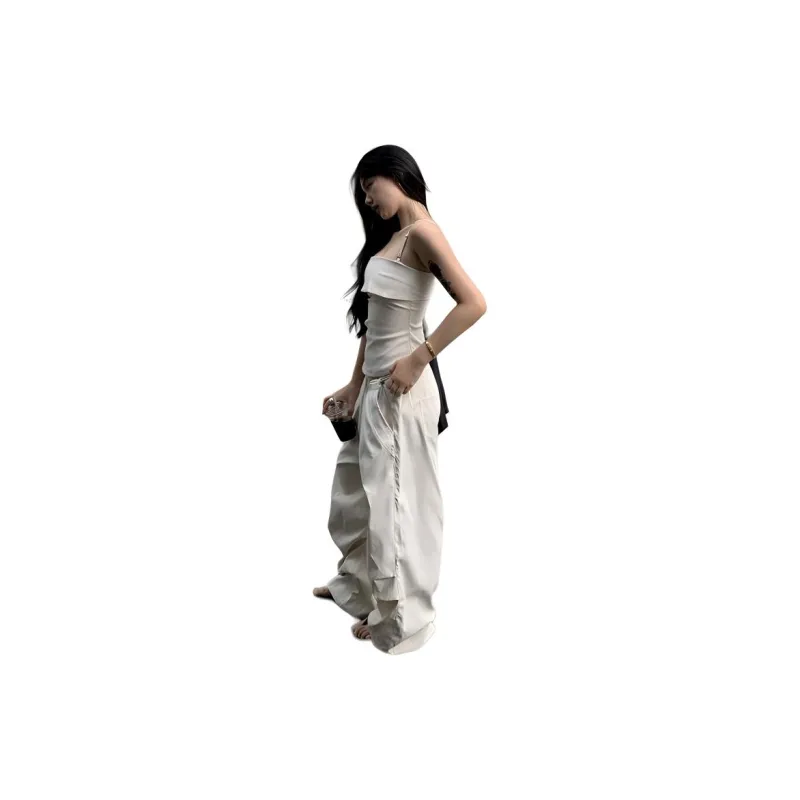HUASJ Casual Suits Women's Clothing Sets Camisole+Pants-2